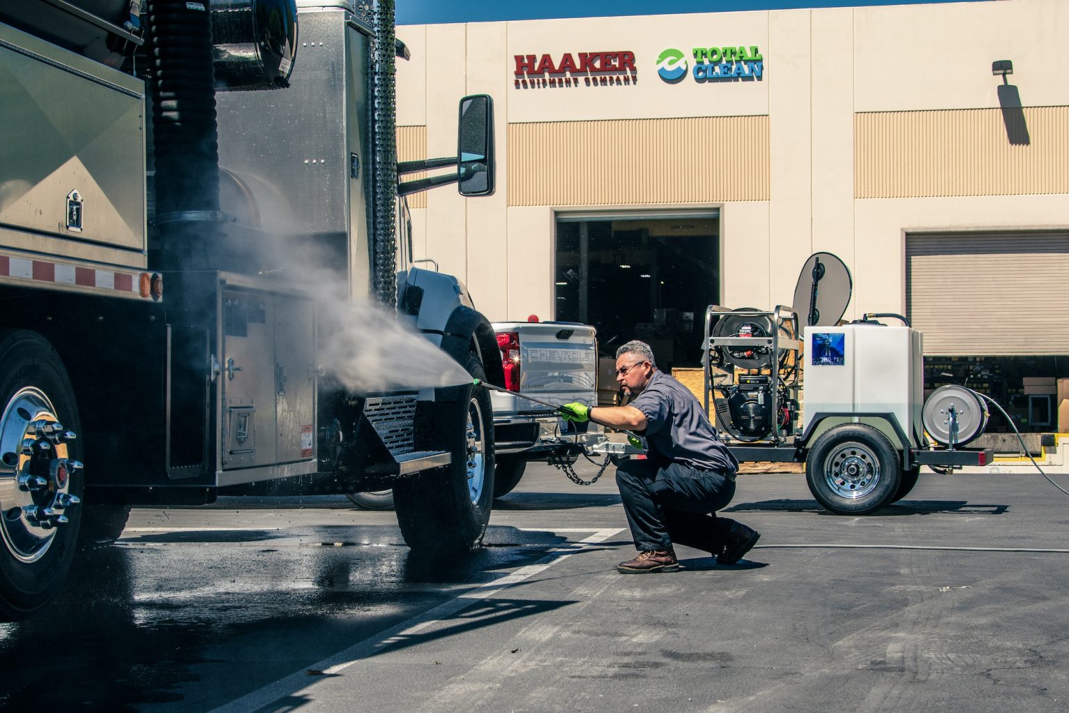 Hot Water Pressure Washers Increase Surface Cleaning Productivity