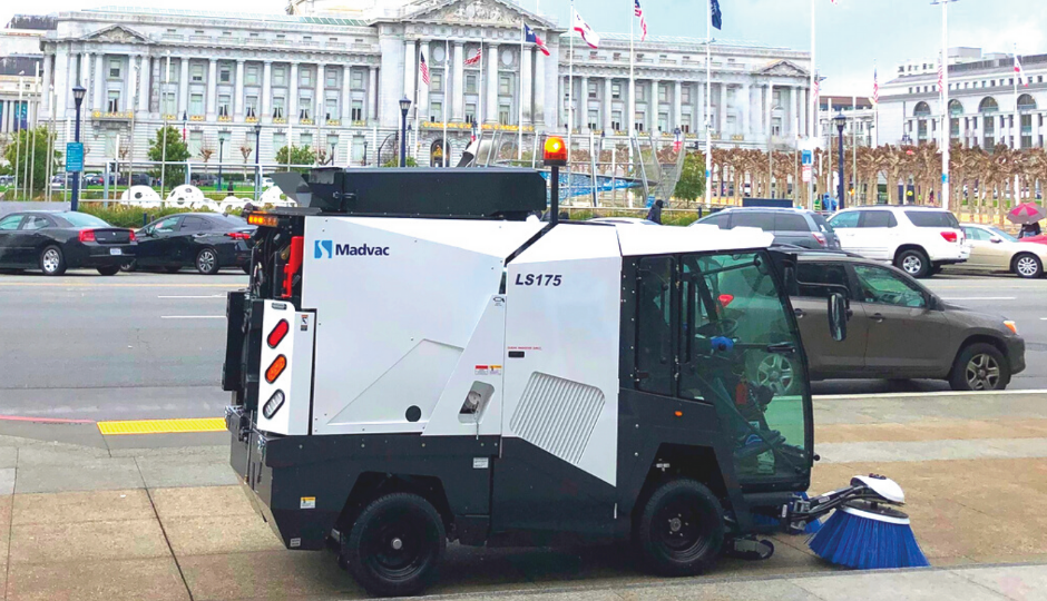 Madvac LS175 Parking Lot Sweeper