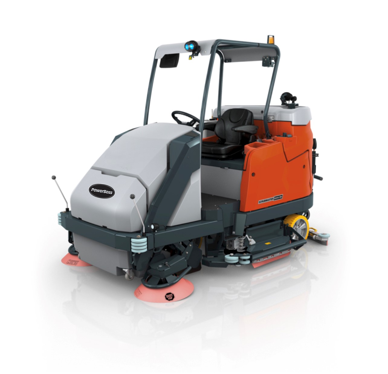 Powerboss B400-RH combination sweeper-scrubber from Haaker Total Clean